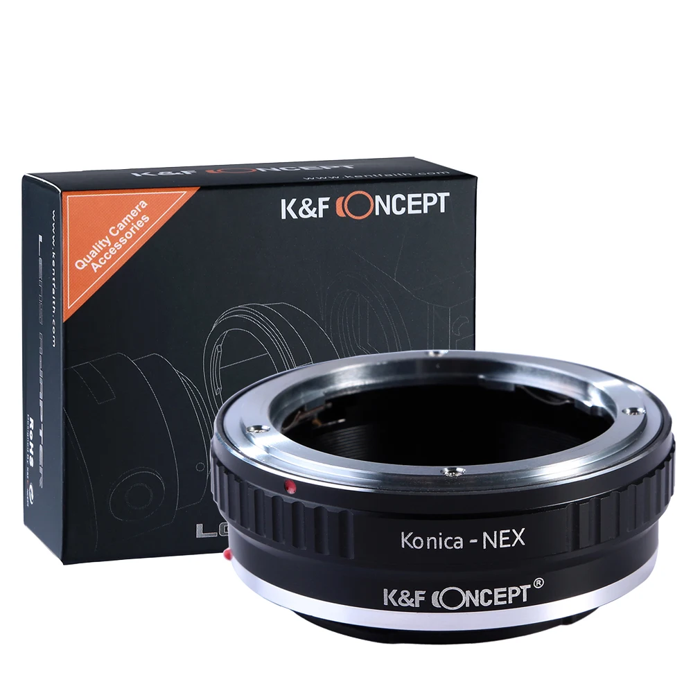 K&F Concept AR to Sony E Lens Adapter for Konica AR to Sony E a5000 a6000 a6400 A7C A7C2 A1 A9 A7S A7R2 A73 A7R4 A7R5