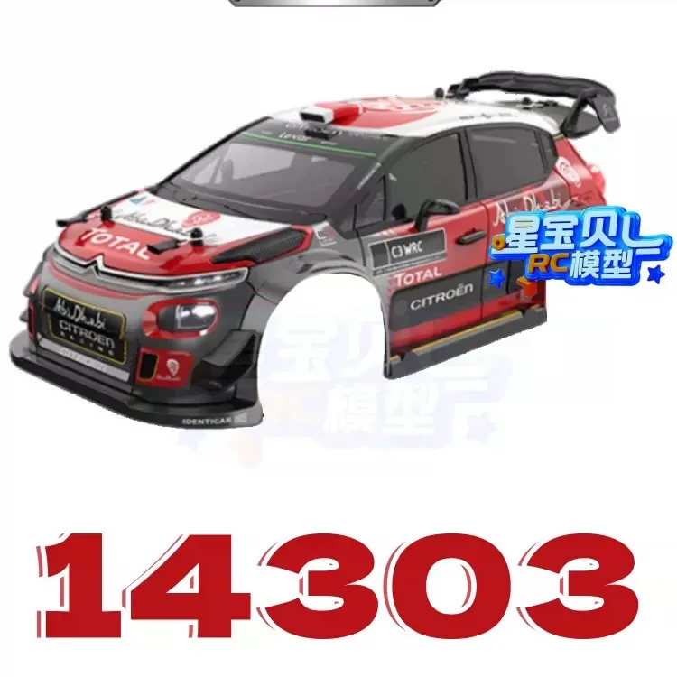 MJX Hyper Go 14303 14304 1/14 High Speed RC Cars Spare Parts Original Body Shell 14303 Attached with Light Stickers view 4