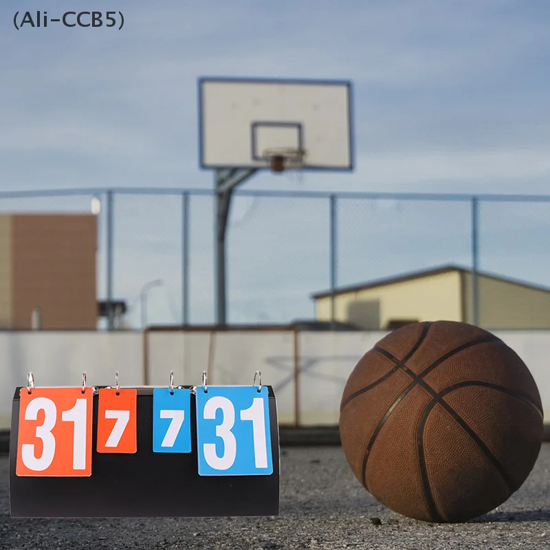 Desktop Scorebord 6-cijferige Scorekeeper Draagbare sportcompetitie Score Indicator voor basketbaltafeltennis