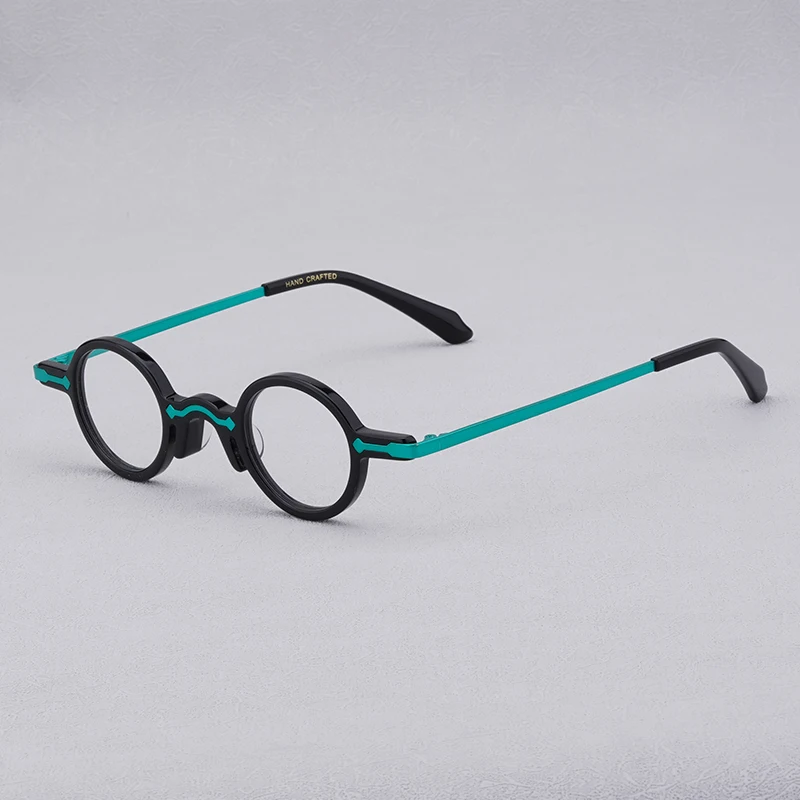 

Small Round Eyeglasses Frame Men Women Retro Vintage Fashion Glasses UV400 Oculos De Sol