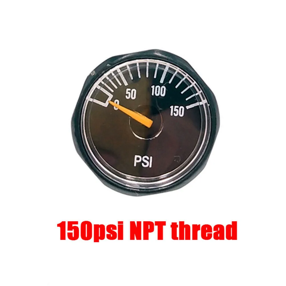 Barometer Manometer Pressure Gauge Outdoor Silver/Black PCP 0-400bar 0-6000psi 1/8NPT Thread 1pcs Mini Brand New