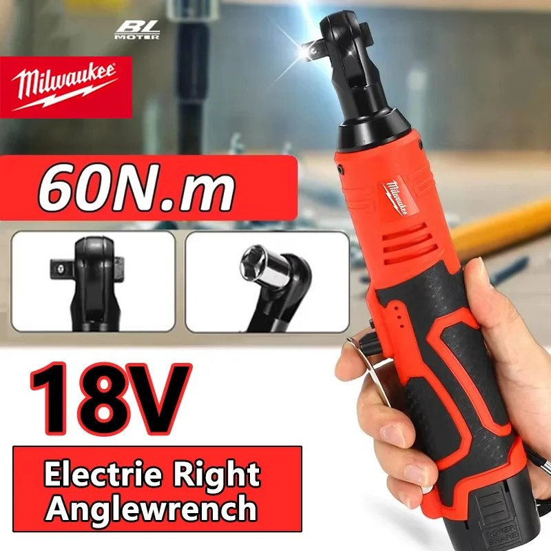 Milwaukee 3/8 Inch Expansion Ratchet Wrench Set Power Tools Cordless With 18V Battery 450 RPM Electric Ratchet Wrench New