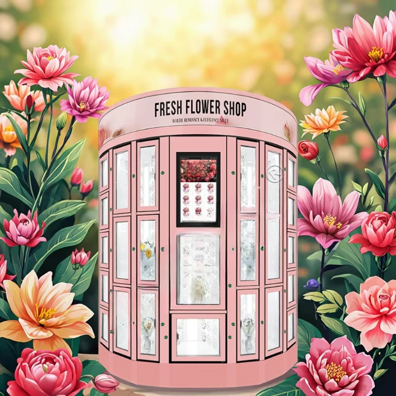 

Hot Sale Cheap Supplier Automatic Flower Vending Machine