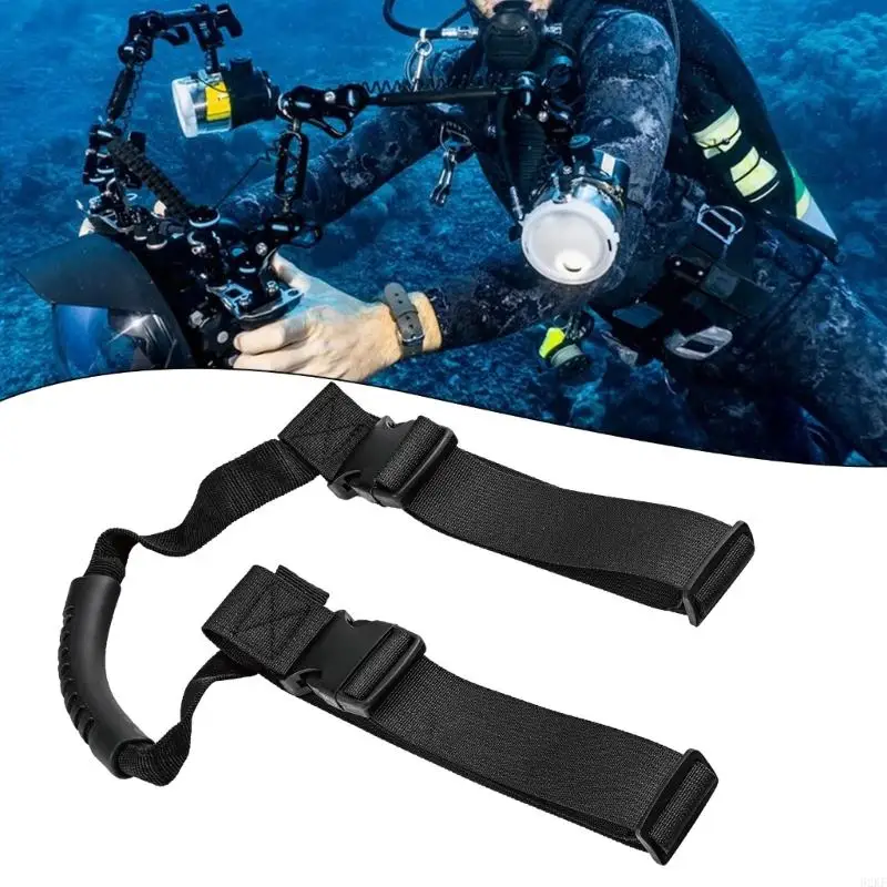 حاملات أسطوانات الهواء 62 كيلو فورت تعالج حزام الكتف تحت الماء زجاجة دبابات الغوص #4