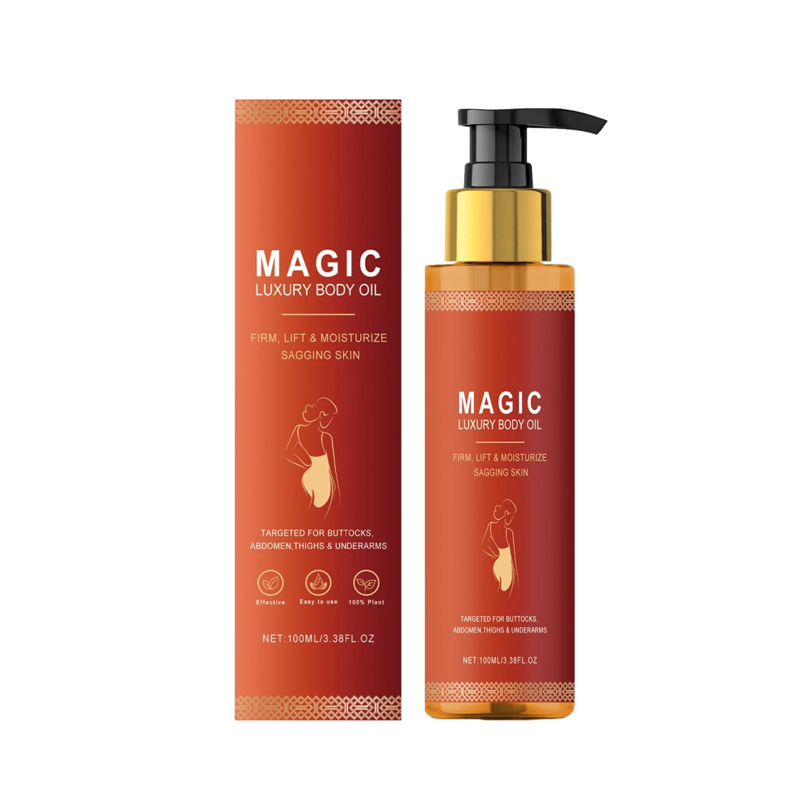 زيت ترطيب الجسم لشد البشرة وتحسين الجفاف والخشن والترهل وتفتيح البشرة بشكل سلس وتجديد شبابها مصل العناية بالبشرة #2