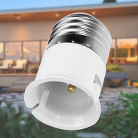 E27 to B22 Lamp Converter 130 Degrees Temperature Resistance Lamp Holder Adapter E27 to B22 Adapter Conversion Socket