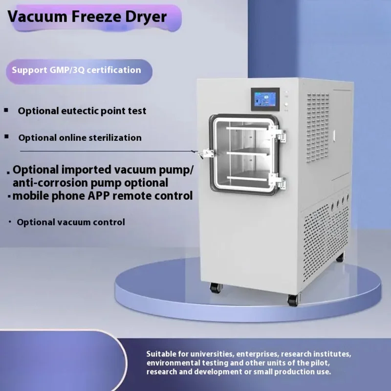 

Large capacity freeze dryer Shrimp meat snow clam vacuum freeze dryer with touchscreen control