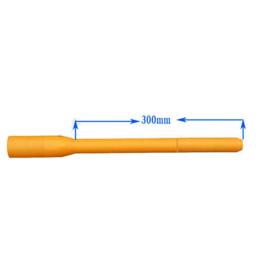 Tpaitlss gema03 powde pistola de pulverização eletrostática 300mm haste extensão com 2 peças conjunto bocal