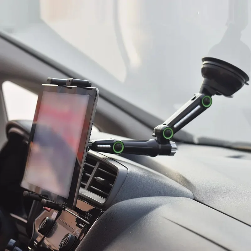 Universal Long Arm Car Tablet Mount Suction Cup Stand for iPad Pro Air Xiaomi 4-13 Inch SUV Truck Uber Lift Windshield - view 5