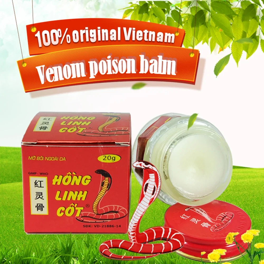 vietnamese snake venom poison tiger balm Golden Star balm for joints pain.Relax the muscle fatigue asterisk Patch health care