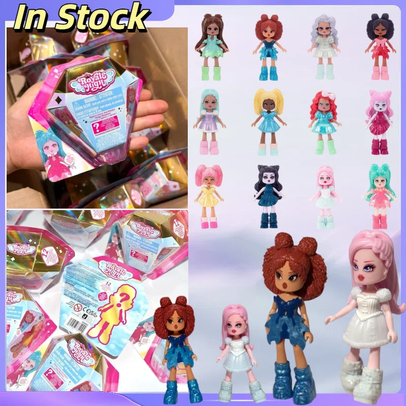New Royale High Mysterious Friend Series Mini 1 Doll 3 Inch Changeable Doll Spot Girl Heart Magic Blind Box Collect Gifts
