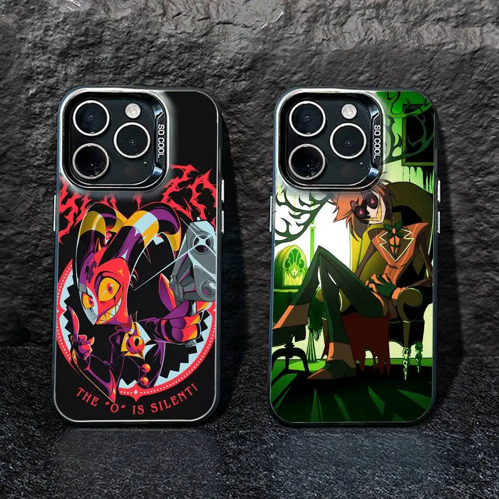 

S-Helluva Boss Phone Case For iPhone 17,16,15,14,13,12,Pro MAX Black Matte Shockproof Cover