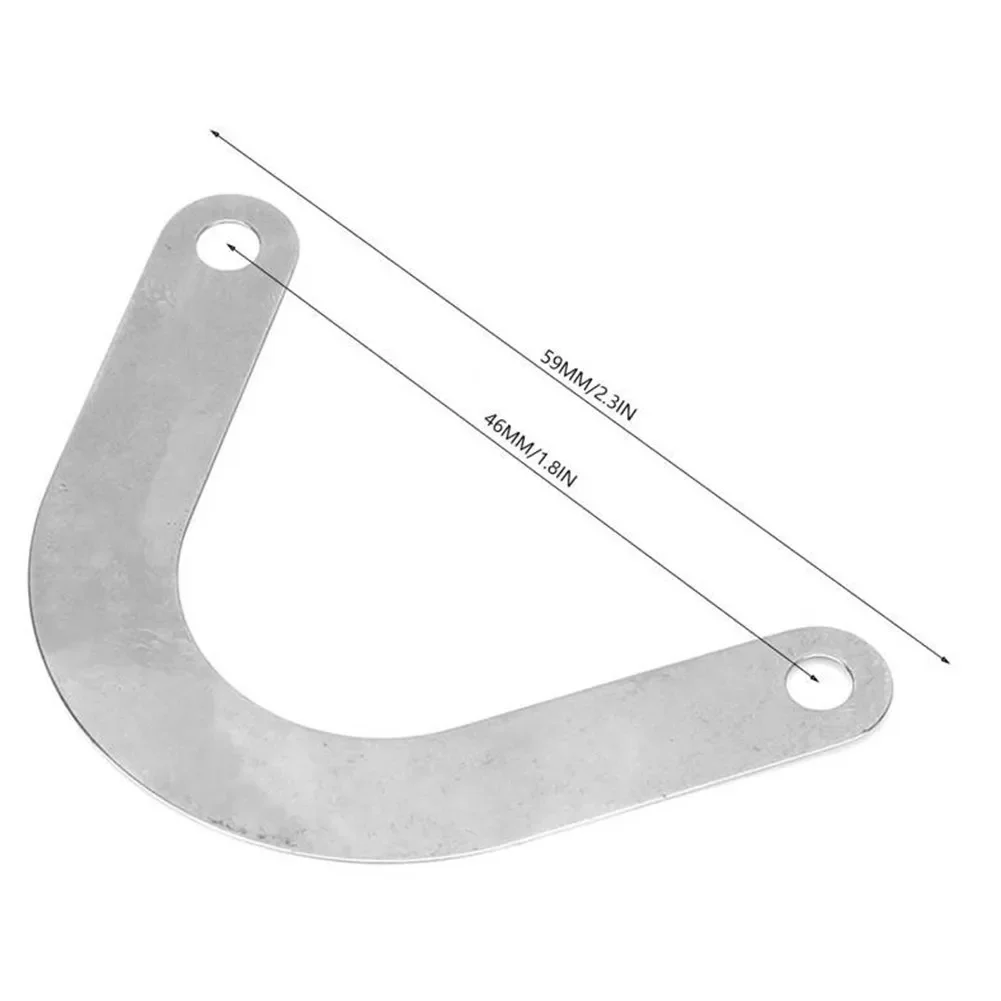 5 قطعة U شكل صمام معدني لوحة ضاغط الهواء الملحقات 59 مللي متر واسعة مضخة هواء المكبس قطع غيار الماكينات ملحقات أدوات السلطة