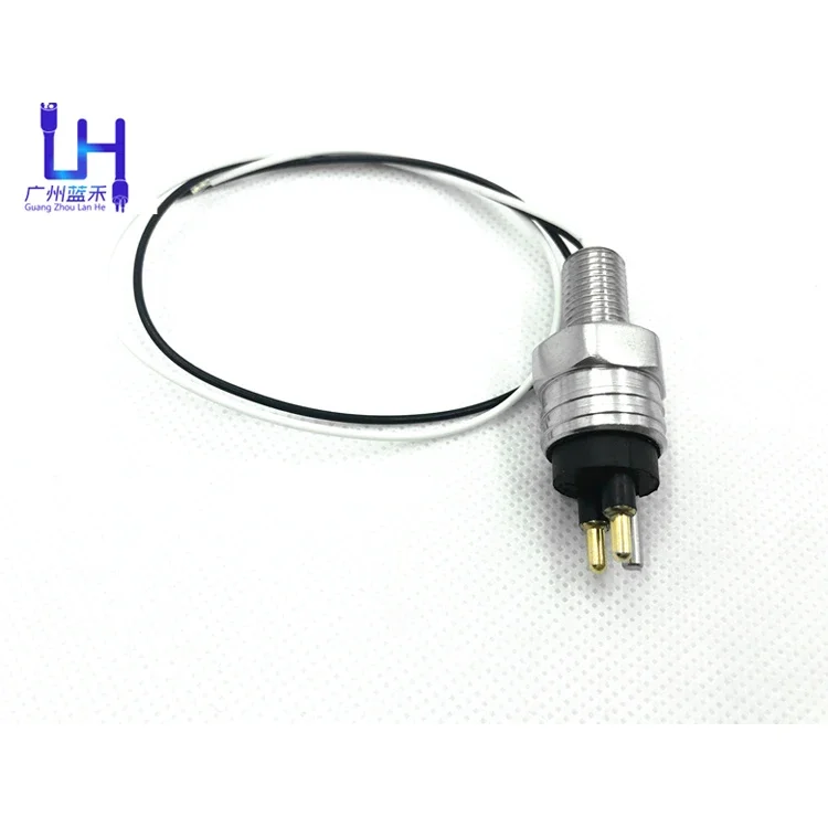 MCBH2M Male Micro Circular Subsea Bulkhead Stainless Steel Conector Electrical Cable Connectors for Submarine Application duty