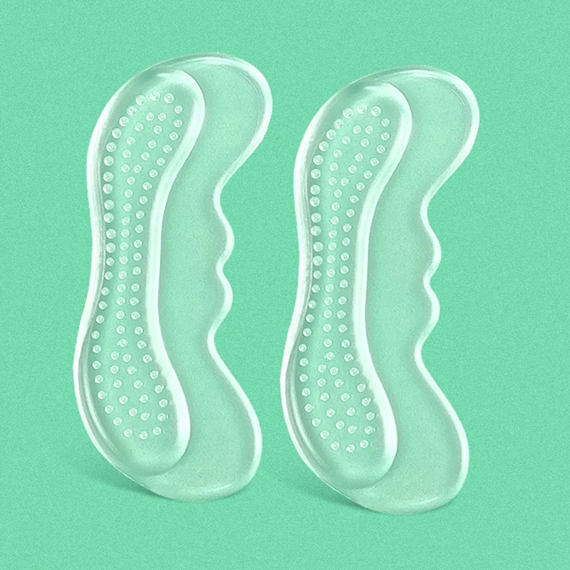 1 Pair Silicone Gel Insoles Shoes Women High Heel Liner Grips Protector Sticker Anti-Wear Shoe Heel Pad Foot Pain Relief Inserts