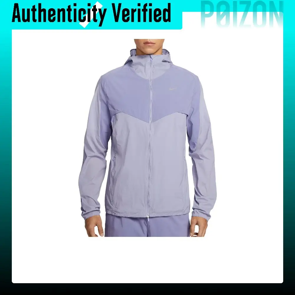 Nike Running Jackets Men's Iron Purple/Indigo/Light Thistle Color Hooded (Non-detachable) Moderate Other IF2368-506