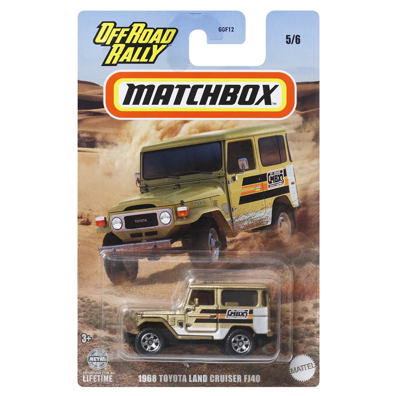 Mattel Matchbox Car OffrRoad Rally Boys Toys 1/64 Diecast Toyoto Land Cruiser Chevy Colorado Jeep Volkswagen Golf Country Scout