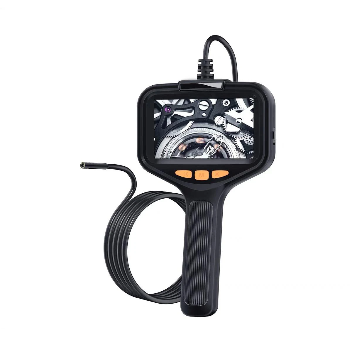 

Portable Articulated Borescope Inspect Camera 4.3Inch 8LED IP67 2-Way 360° Professional Steering Industrial Sewer Pipe Endoscope