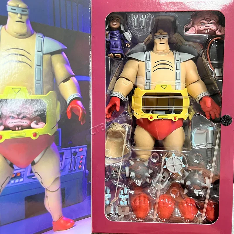 【In Stock】NECA Teenage Mutant Ninja Turtles Animated Lange Schneider Giant Robot 8 Inch Collectible Action Figure Boys Hobby Toy - view 2