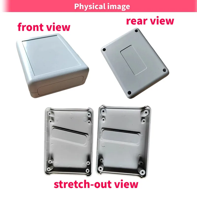 ABS Plastic shell instrument box, circuit board junction box, button controller shell, power box 90 * 70 * 28mm