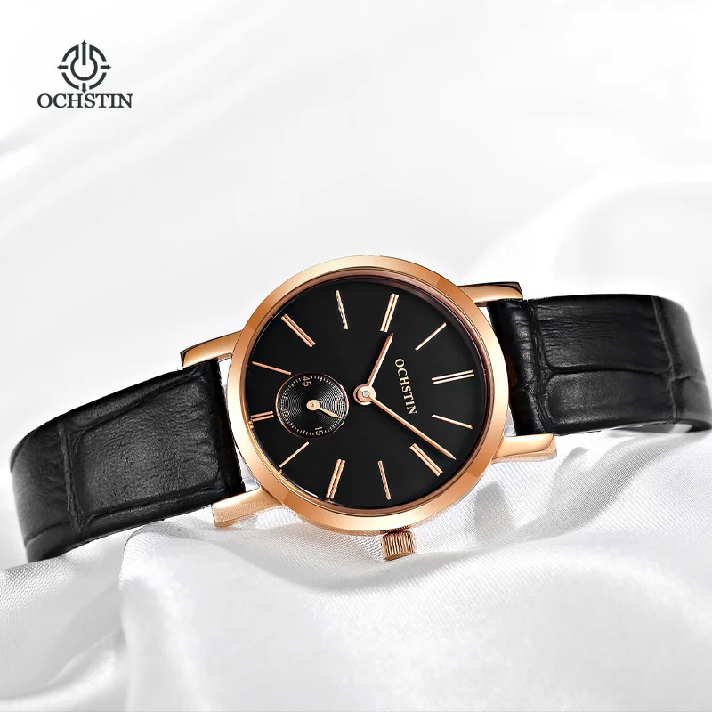 OCHSTIN-reloj de cuarzo ultradelgado para mujer, cronógrafo de Parangon Perfection Series, sencillo y cómodo, japonés, modelo popular 2024