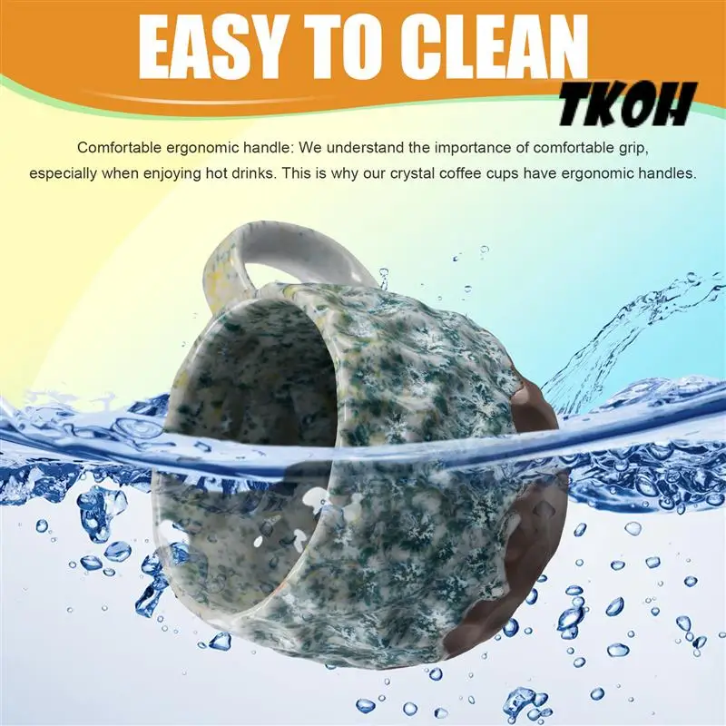 TKOH-Кофейные чашки ручной работы для мужчин и женщин, кружки для креативных пар и конструкция из грубой керамики.