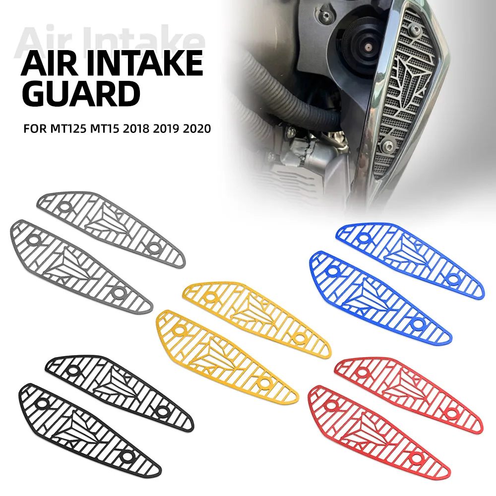 CNC Air Intake Cover Guard Protection For Yamaha MT125 MT-125 Motorcycle Decorative Mesh MT 125 15 MT15 MT-15 2018 2019 2020