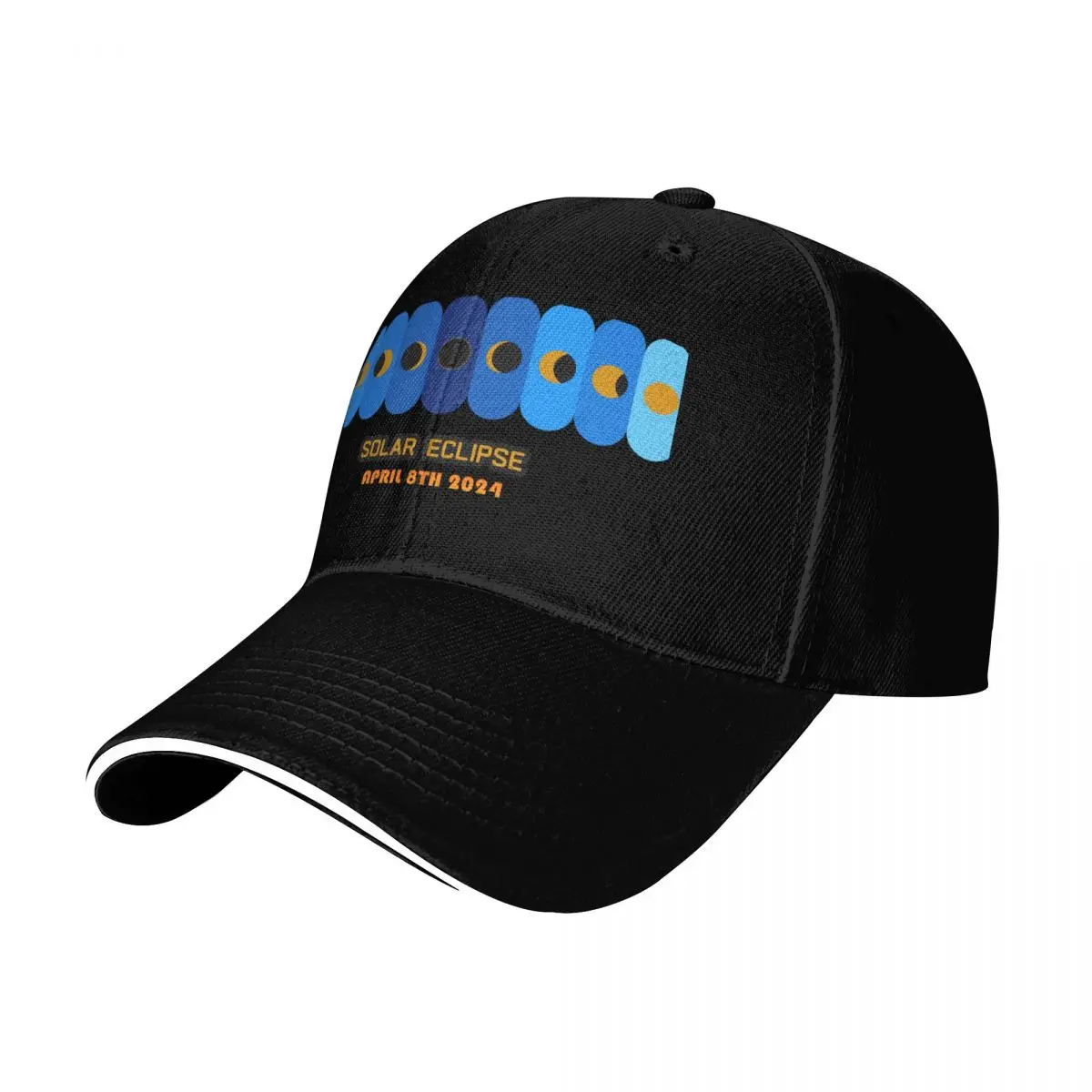 Solar Eclipse 2024 Baseball Cap Adjustable Buckle Closure Moisture Wicking Quick Dry Curved Brim Classic Fit