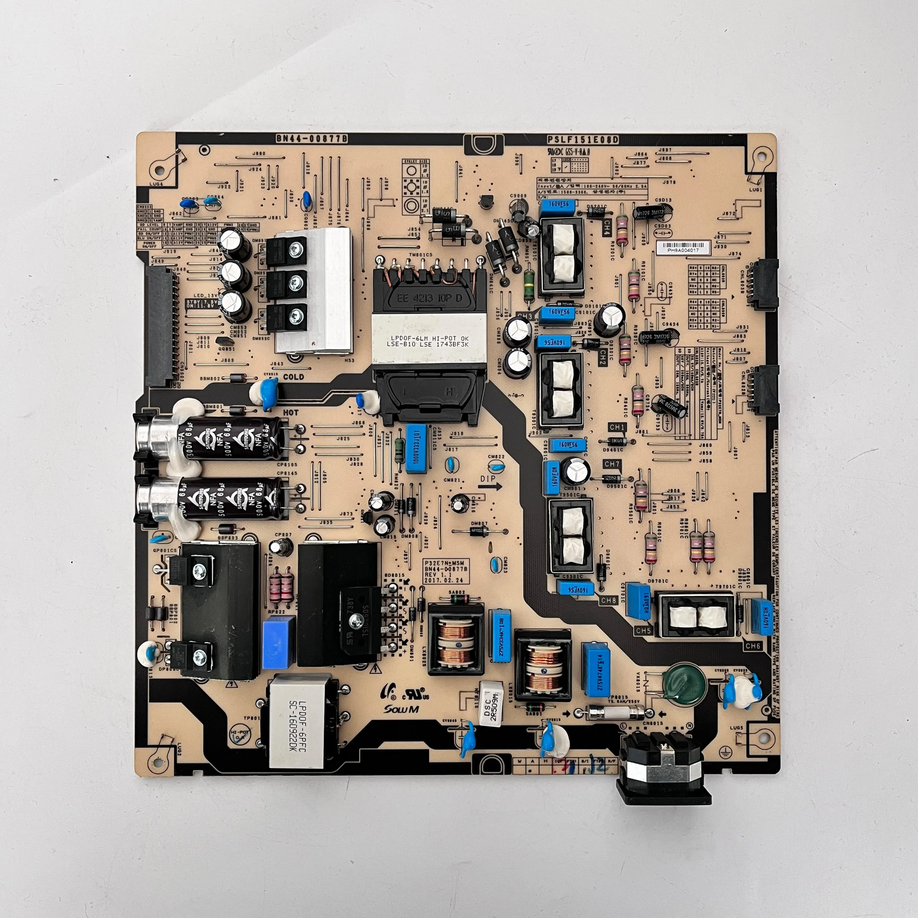 Genuine TV Power Supply Board P32E7N_MSM BN44-00877B PSLF151E08D Working Properly And Is For LCD TV LC32HG70QQNXZA TV Parts