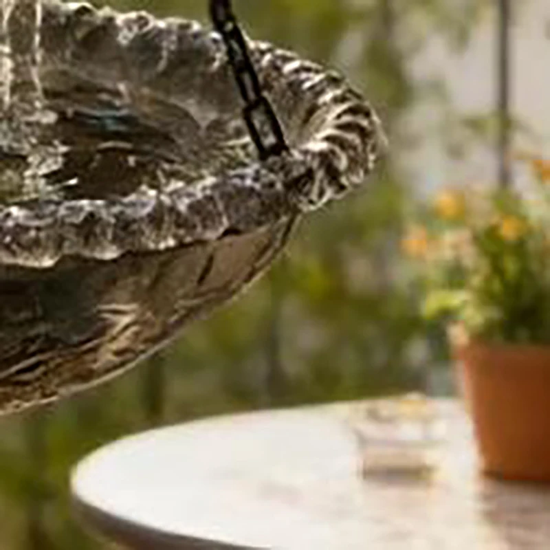 

Подвесной фонтан-поилка для птиц, декоративный уличный фонтан для двора