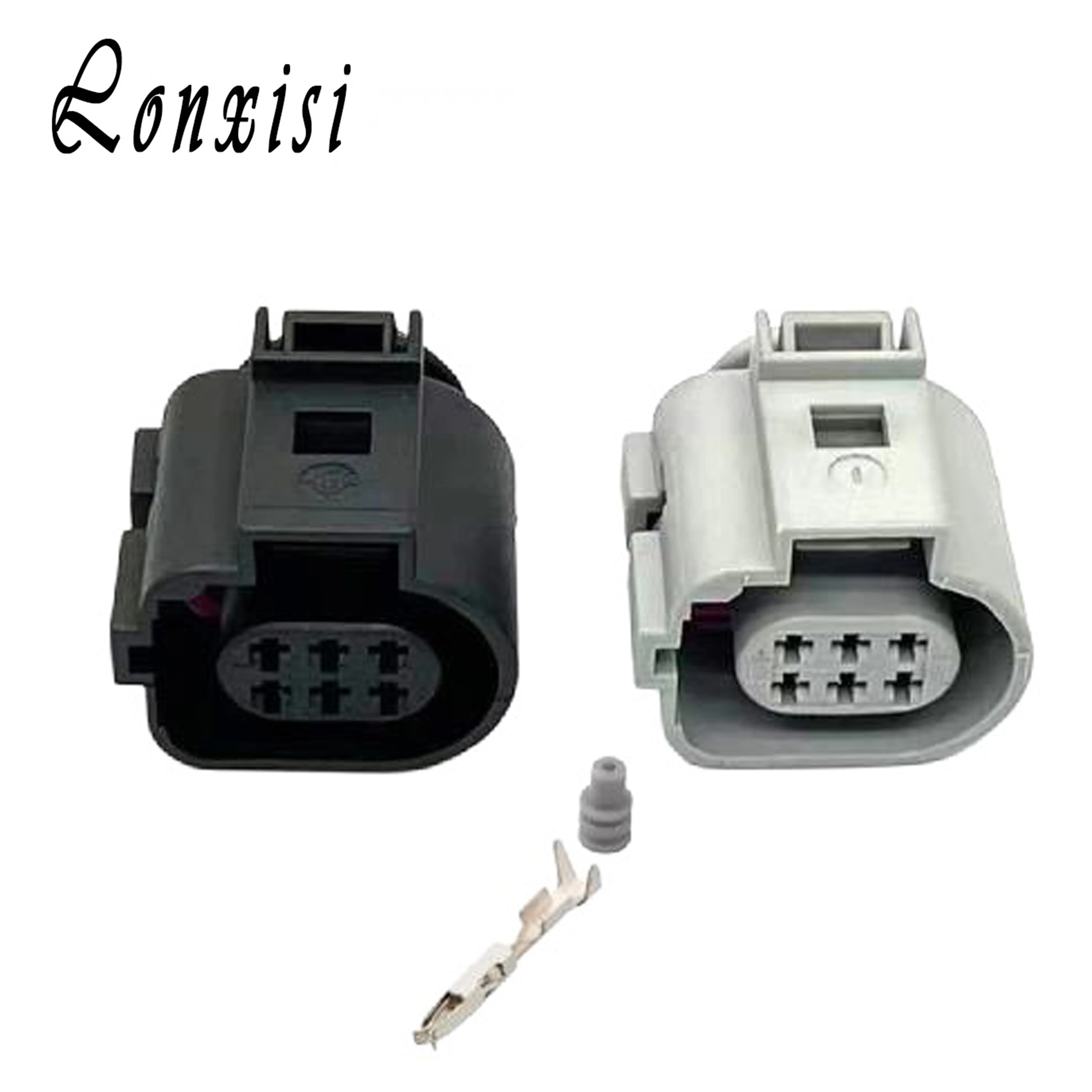 6 Pin EGR Valve Connector Plug Cable Wire Harness Socket For 1J0973713G 42121200