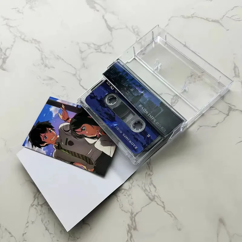 ماكوتو شينكاي اسمك أنيمي الموسيقى أشرطة كاسيت ميااميزو ميتسوها تاتشيبانا تاكي جمع صندوق المسارات الصوتية وكمان المشجعين هدية