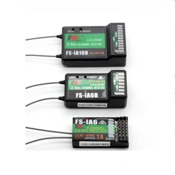 Flysky receiver FS-IA6 / FS-IA6B / FS-IA10B 6CH 2,4G antena Dual RC receptor para Flysky FS-I6 FSI6 FS-i6 fs-ia10b