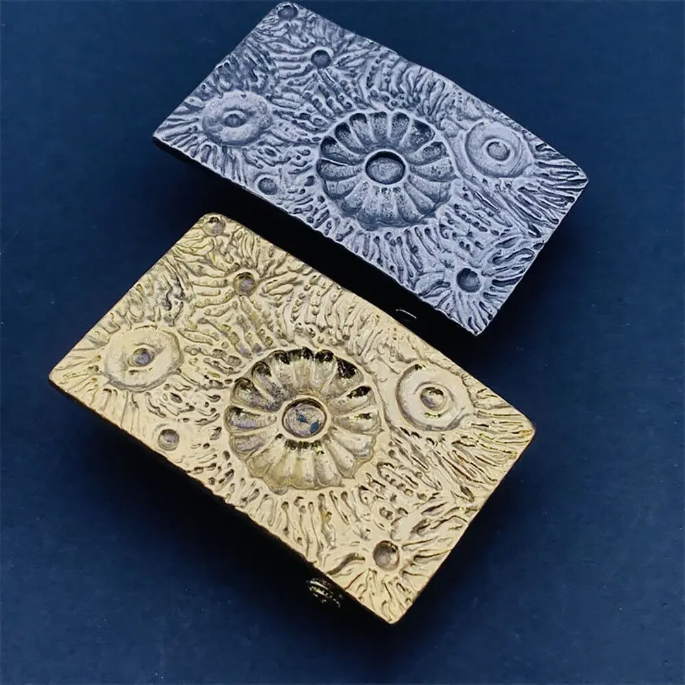 مشبك حزام بتصميم نيزك من النحاس الصلب للرجال والنساء مصنوع من الجلد بعرض 38 مم