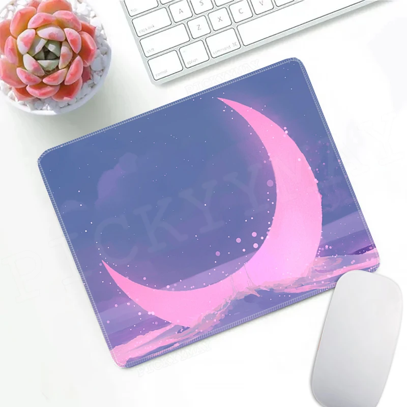 Cute Sky Mousepad Small Home Computer Keyboard Pad Desk Mats Laptop Soft Rubber Anti-slip Table Mat Mouse Pad 20x25cm