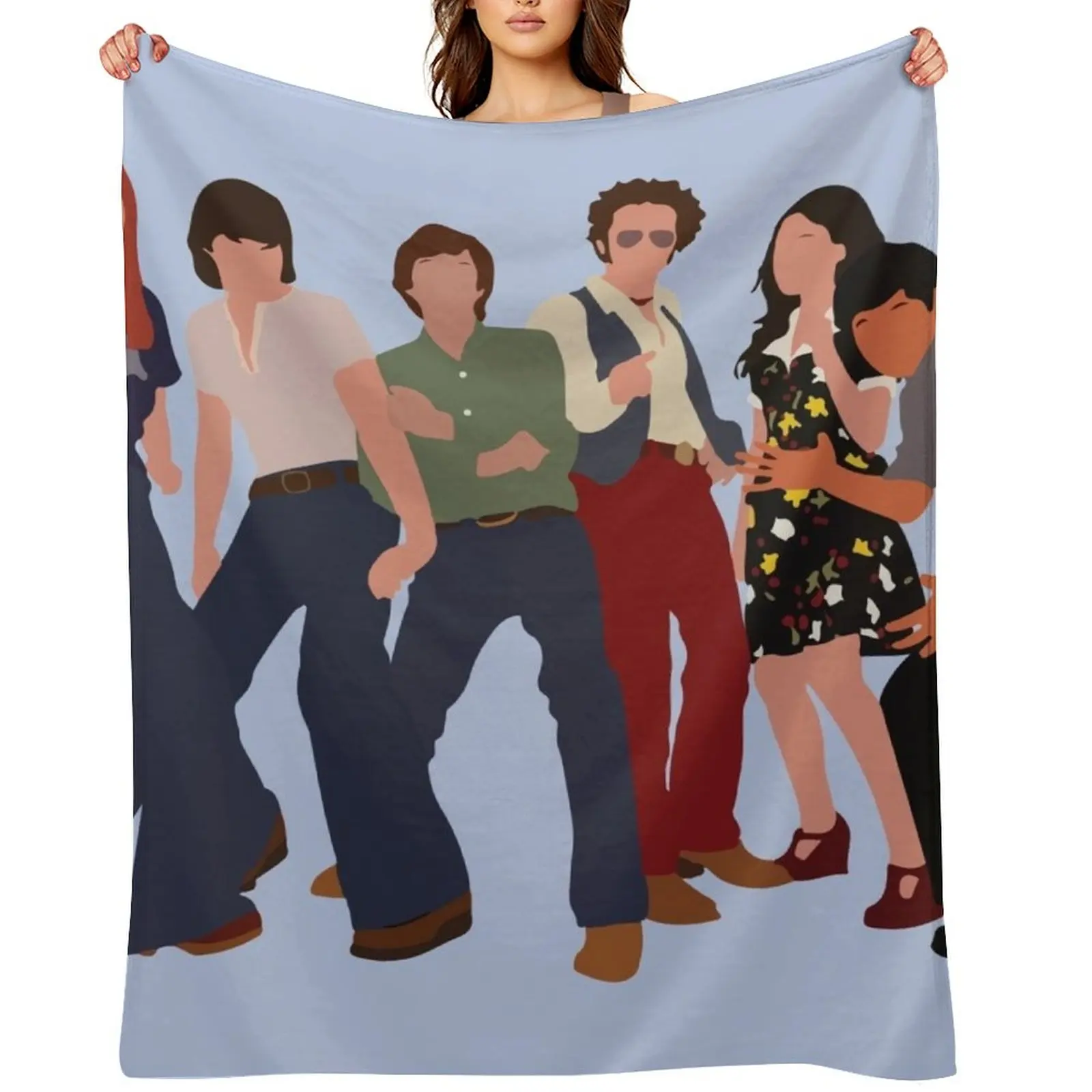 

That 70's Show Gang Throw Blanket Winter beds For Baby Decorative Throw Cute Plaid Blankets