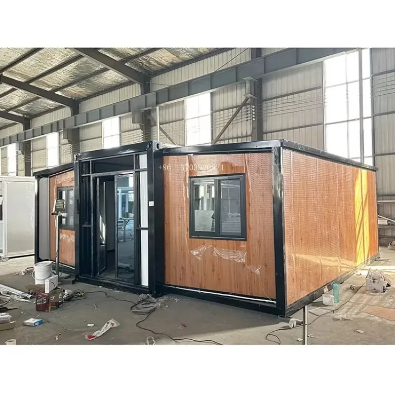 20ft Folding Expandable  Container House 3 Bedroom Prefabrication Folding Tiny House Modular Home Expandable Container House