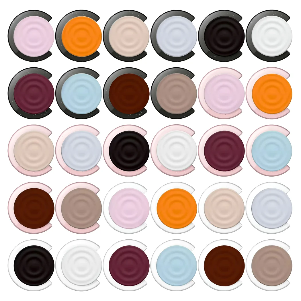 

30 Colors Ripple C-shaped Magnetic Phone Grip Stand for IPhone Holder Mount Support for Galaxy Mobile Phone Accessories