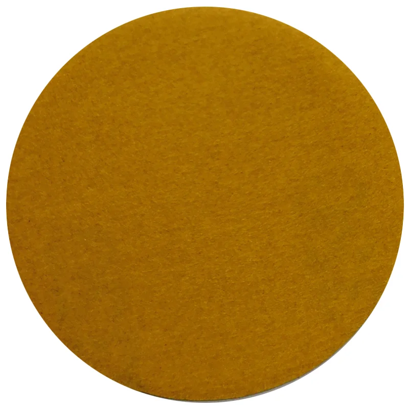 3Inch 75mm Flocking Disc Sandpaper Self-adhesive Round Sand Paper Polished Sandpaper Yellow Dry Sandpaper 80/180/240/320/500Grit