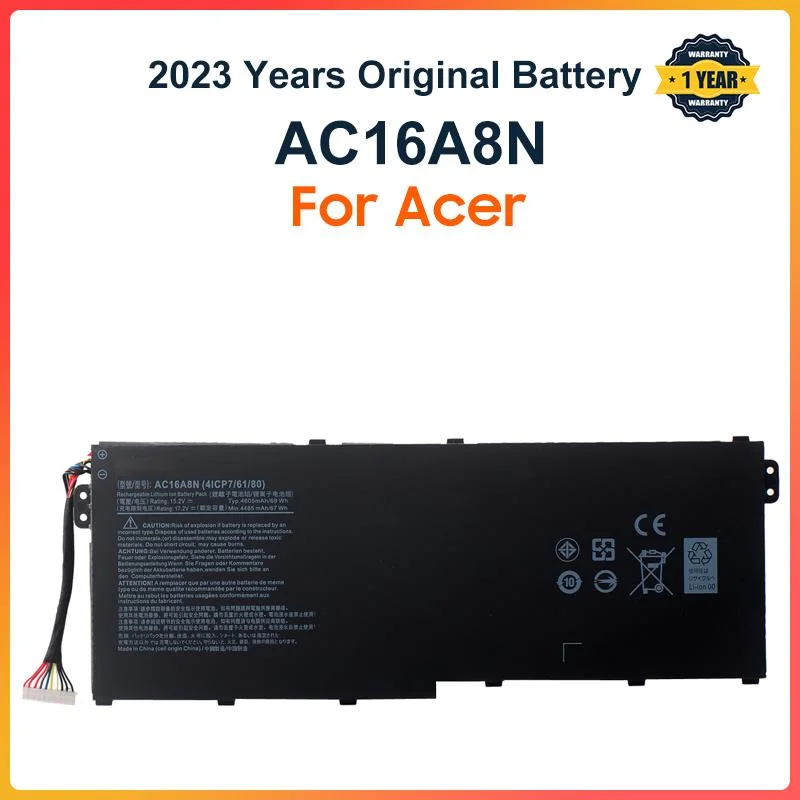 AC16A8N 4ICP7/61/80 Laptop Battery for Acer Aspire V17 V15 Nitro VN7-593G VN7-793G VN7-793G-73YP 78E3 VN7-793 717L