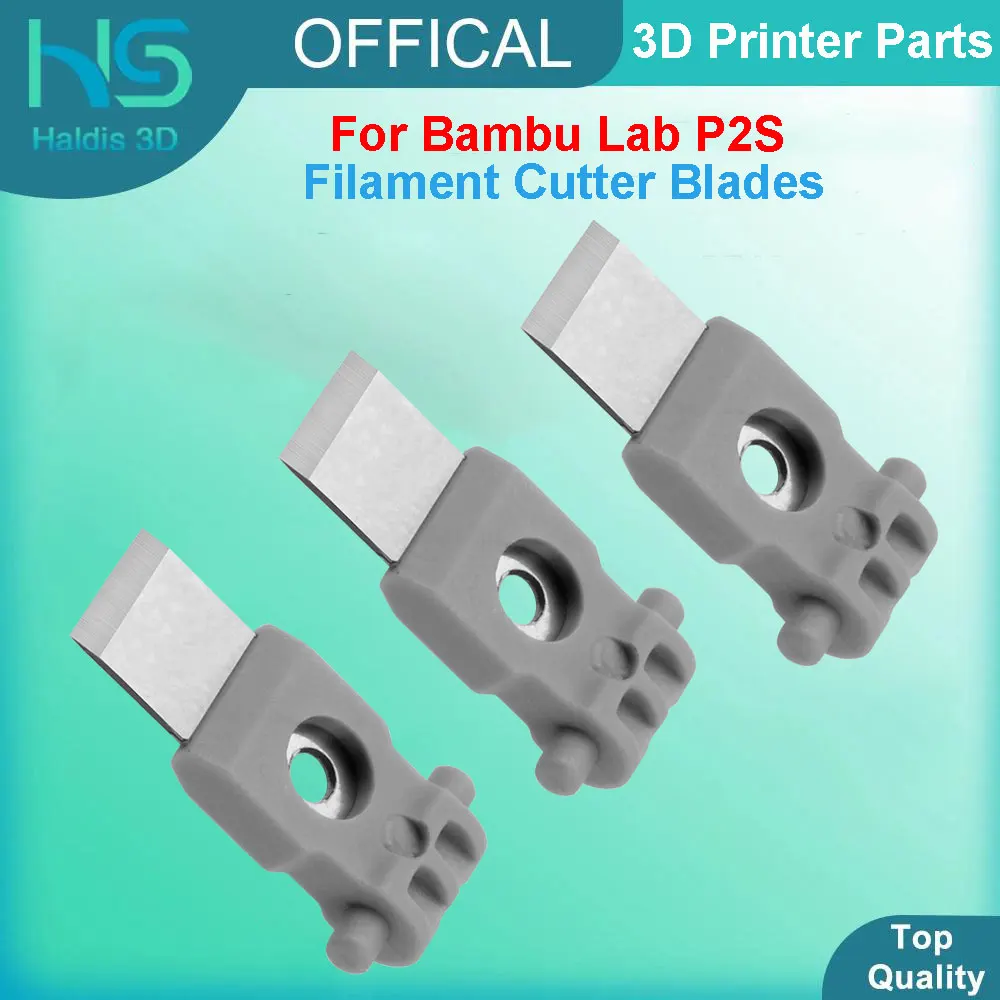 

Ножи для резки филамента для Bambu Lab P2S, замена для 3D-принтера Bambulab P2S, аксессуары, запасные части для резки филамента
