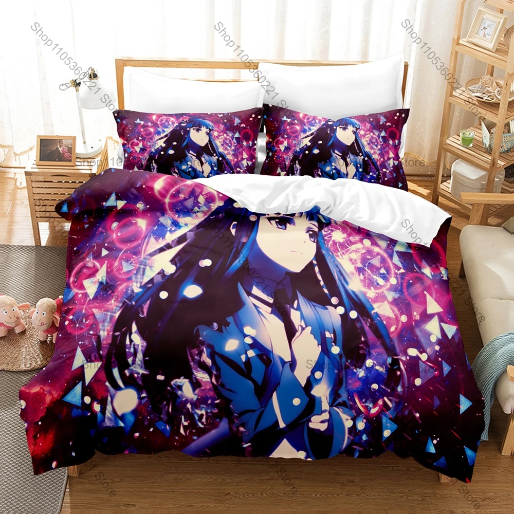 Cool The Irregular at Magic High School Anime Print 3PCS Bedding Set Duvet Cover + 2 Pillowcases Soft Bed Linen Bedroom Decor An