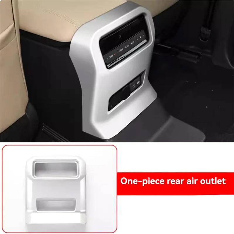 

Rear Exhaust Vent Anti-Kick Cover Car Air Outlet Accessories Rear Air Vent Cover For Toyota Prado LC250 2024