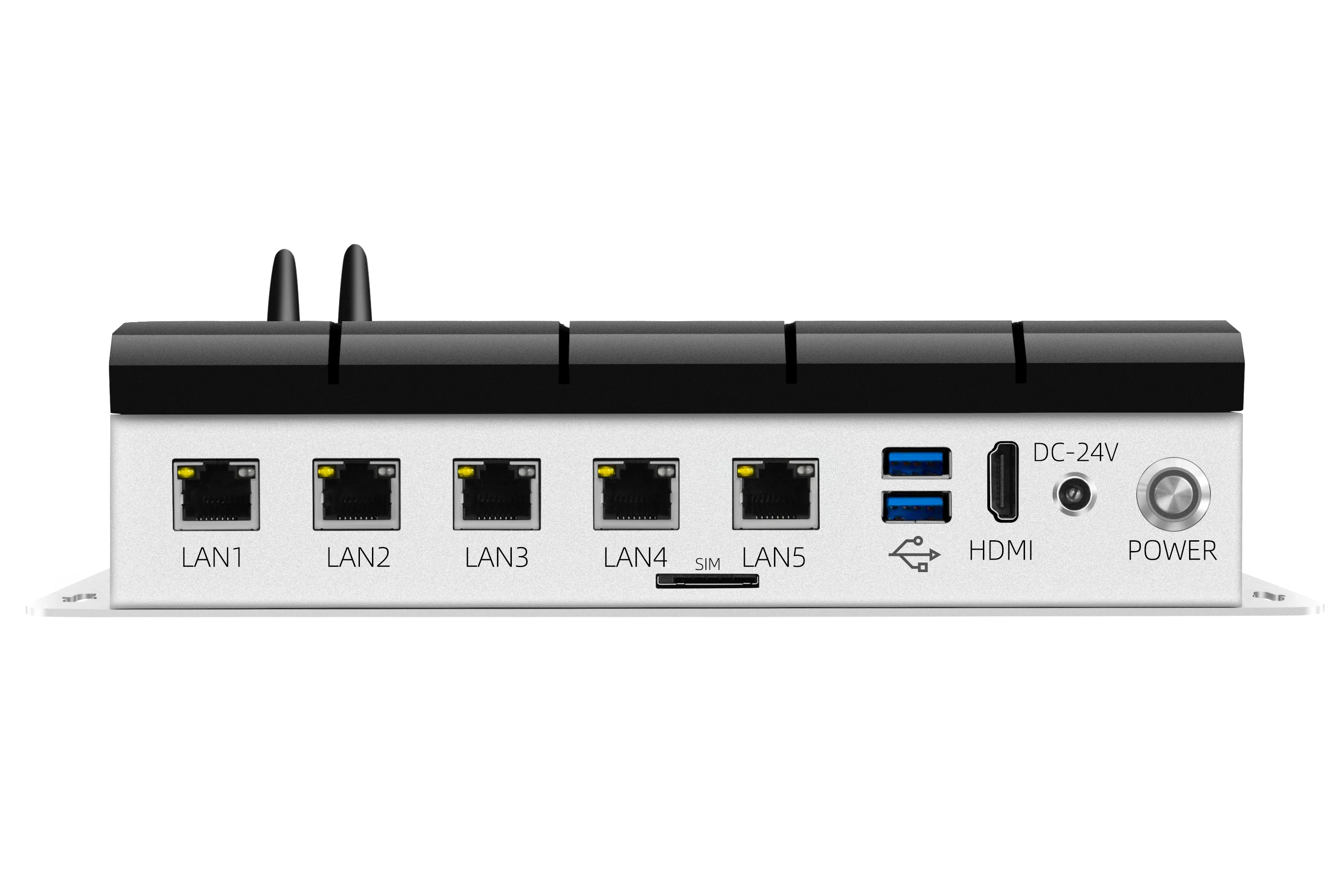 Linux Ubuntu Mini Pc Intel Core I5-1135G7 8GB DDR4 128 SSD With 6 USB 5 LAN 4 COM Ports WiFi Mini Desktop Computer Gaming PC