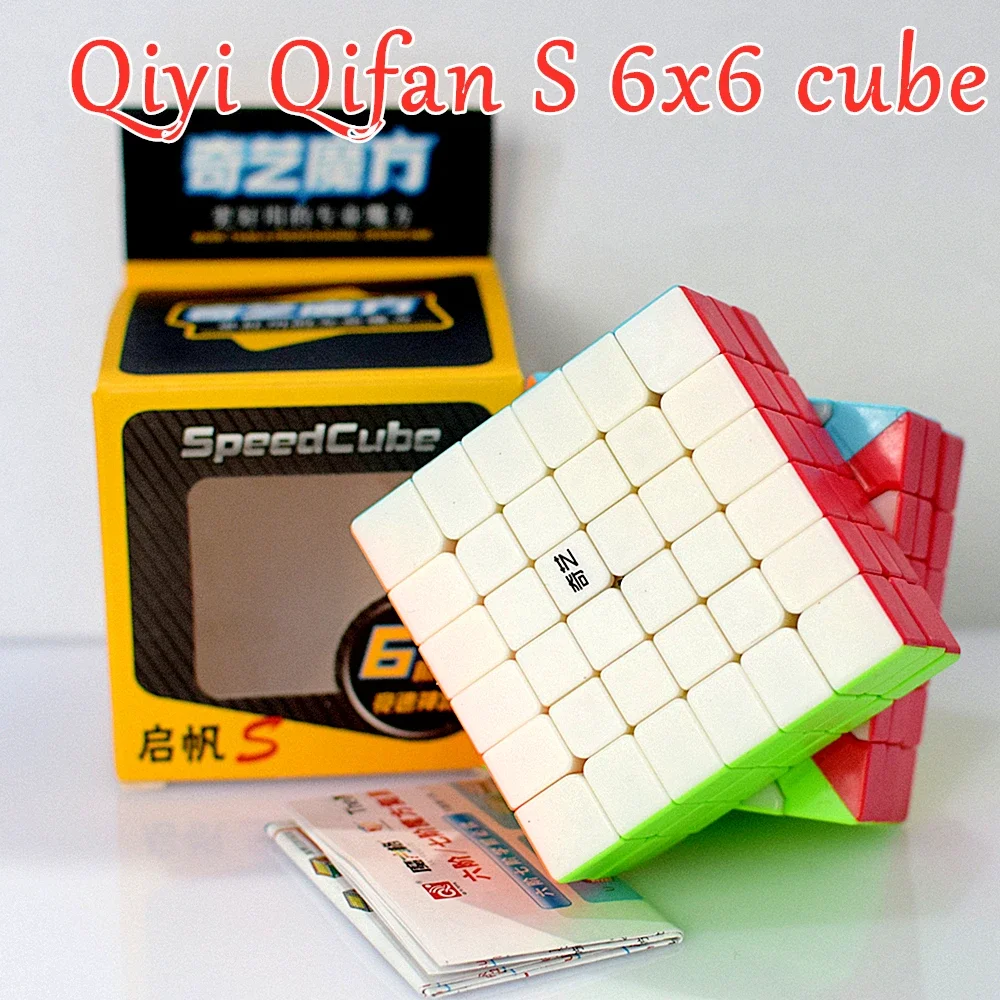 [Picube] QiYi 6x6 Magic Cube QiFan 6x6x6 Professtional Magic Speed Cube Stickerless Puzzle Games Cubo Fidget Toy Packing Cubes