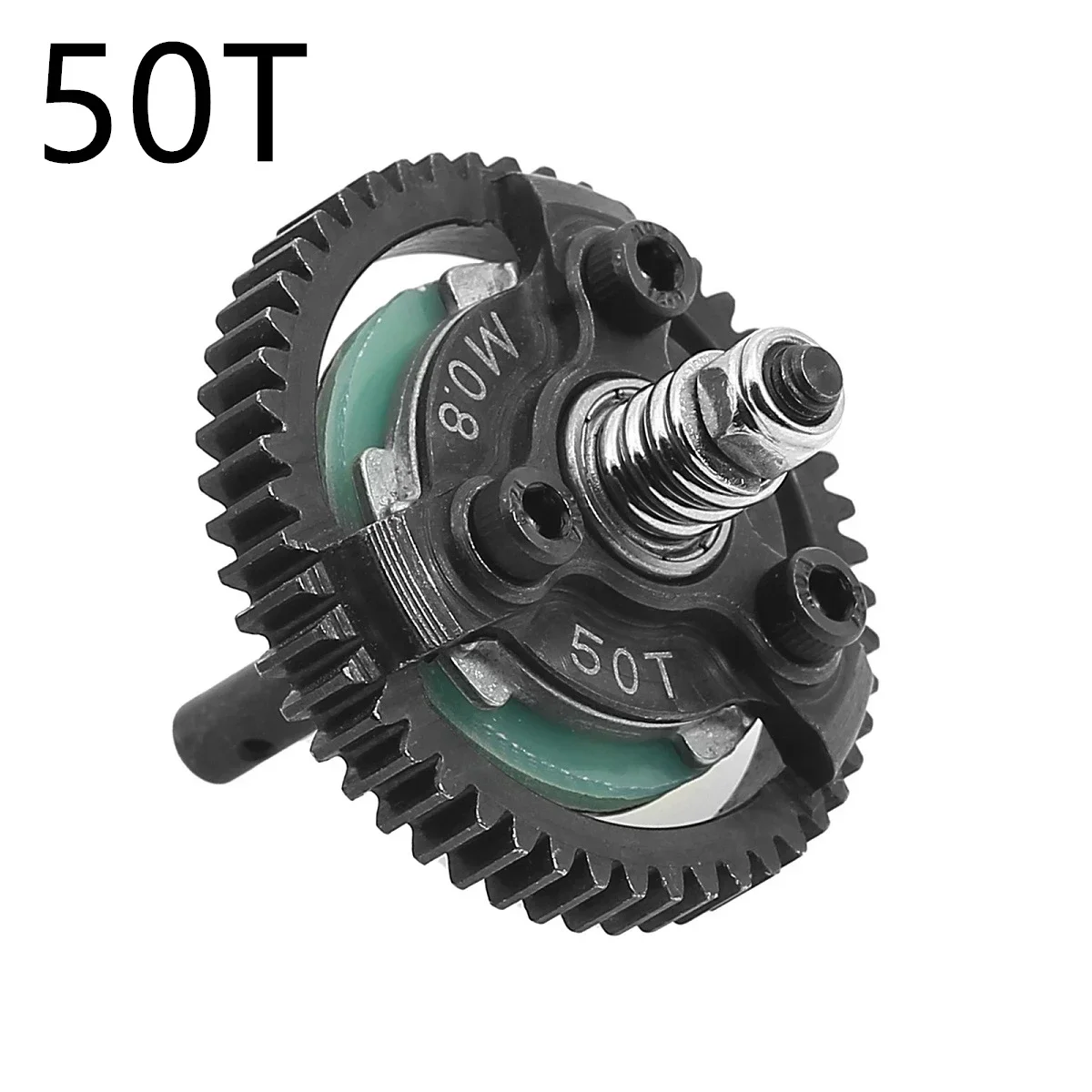 Steel M0.8 50T 52T 54T 60T Spur Gear Slipper Clutch for 1/10 Traxxas Slash 2WD Bandit Rustler Stampede 2WD RC Car Upgrade Parts