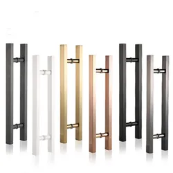 Shower bathroom accessories glass door handle Stainless steel (XYLS-015)