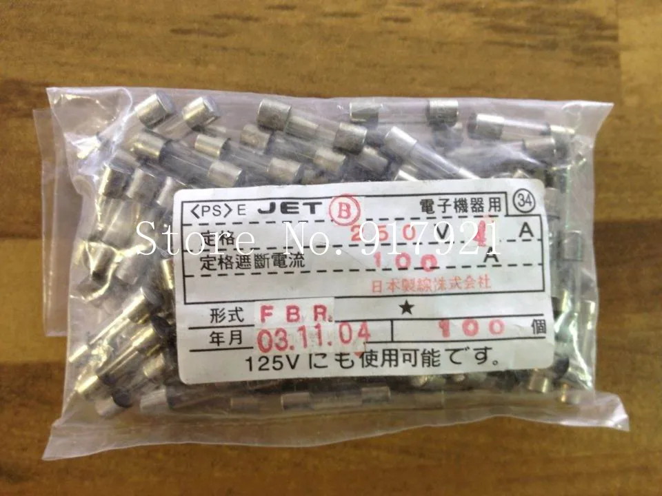 [ZOB] Imported Japanese JET FBR 5X20 4A 250V FUSE   original micro glass  --200pcs/lot