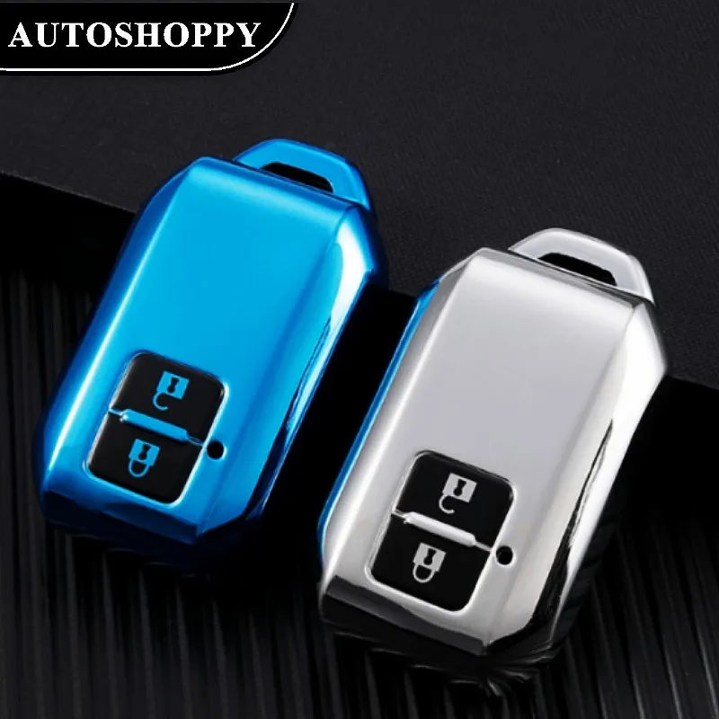 

New TPU Shell For Suzuki Ertiga Swift 2017 Wagon R Japanese Monopoly Type 3C Car Remote Key Case Cover Protected Fob Accessories