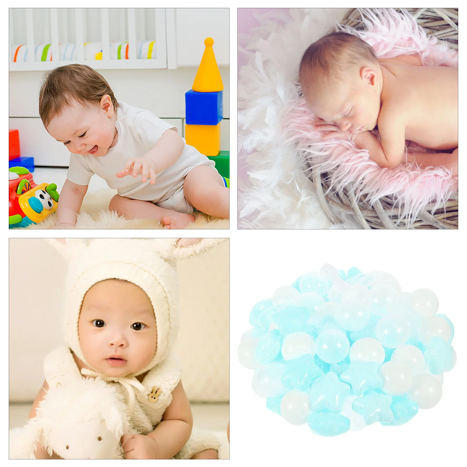 100 pçs bolas de oceano de plástico coloridas bolas redondas para crianças jogar áreas bolinhas piscina decorações de festa brinquedos de natação